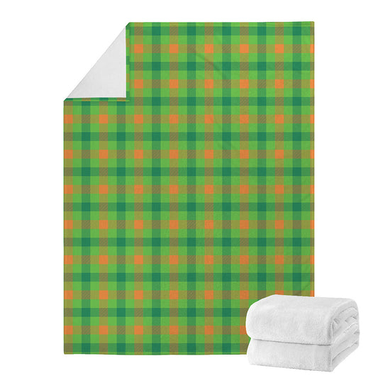 Irish Buffalo Plaid Pattern Print Blanket