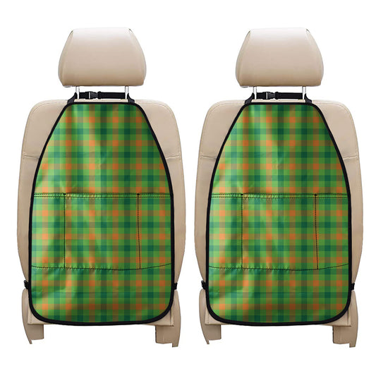 Irish Buffalo Plaid Pattern Print Car Seat Organizers