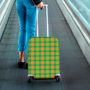 Irish Buffalo Plaid Pattern Print Luggage Cover