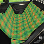 Irish Buffalo Plaid Pattern Print Pet Car Back Seat Cover
