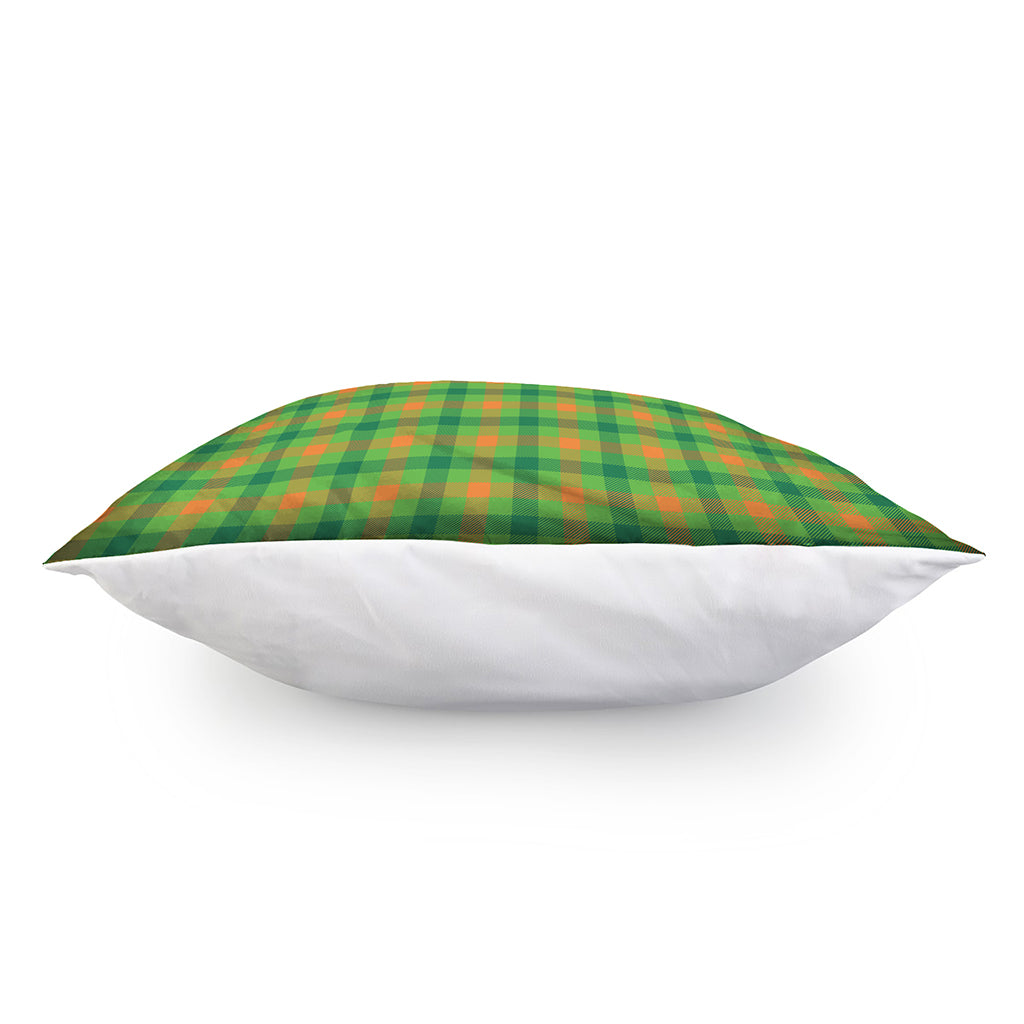 Irish Buffalo Plaid Pattern Print Pillow Cover