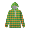 Irish Buffalo Plaid Pattern Print Pullover Hoodie
