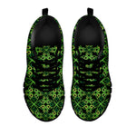 Irish Celtic Symbol Pattern Print Black Sneakers