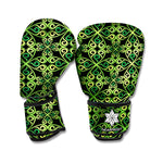 Irish Celtic Symbol Pattern Print Boxing Gloves