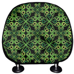 Irish Celtic Symbol Pattern Print Car Headrest Covers