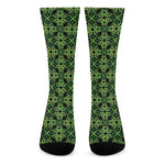 Irish Celtic Symbol Pattern Print Crew Socks