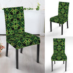Irish Celtic Symbol Pattern Print Dining Chair Slipcover
