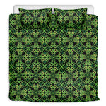 Irish Celtic Symbol Pattern Print Duvet Cover Bedding Set