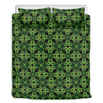 Irish Celtic Symbol Pattern Print Duvet Cover Bedding Set