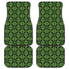 Irish Celtic Symbol Pattern Print Front and Back Car Floor Mats