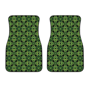 Irish Celtic Symbol Pattern Print Front Car Floor Mats