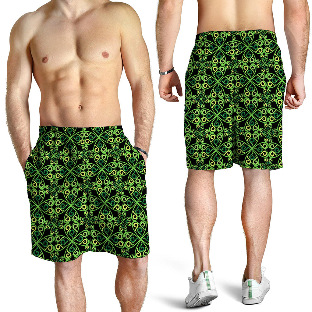 Irish Celtic Symbol Pattern Print Men's Shorts