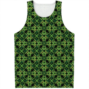 Irish Celtic Symbol Pattern Print Men's Tank Top