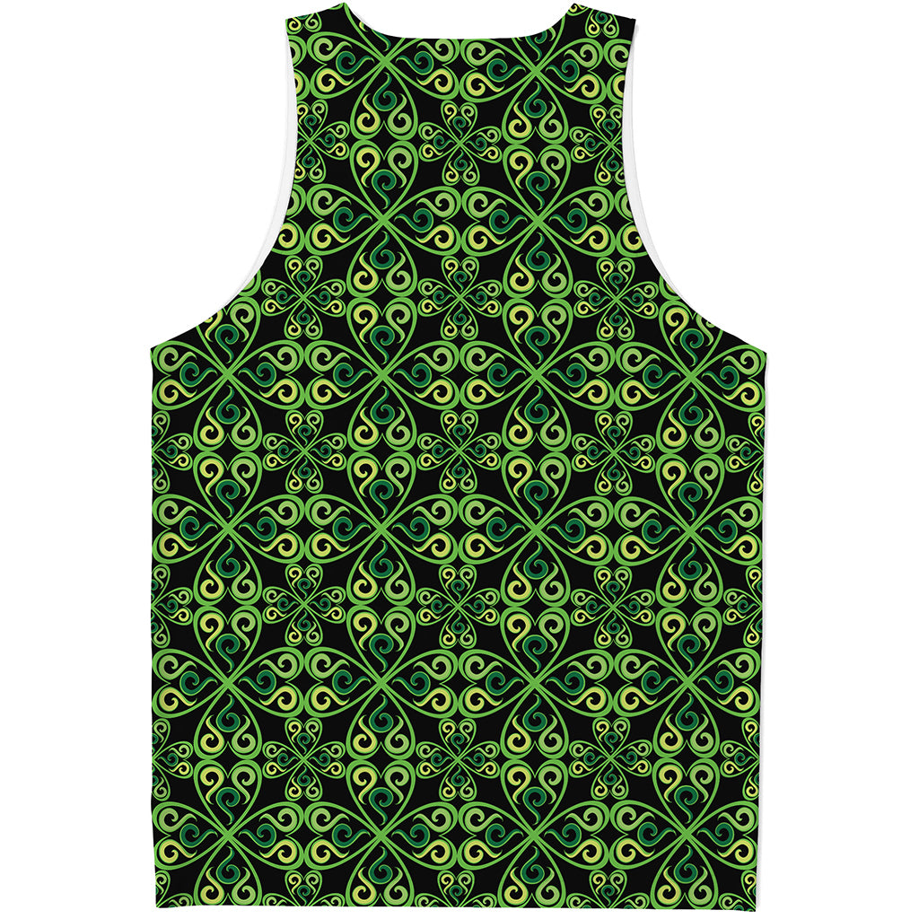 Irish Celtic Symbol Pattern Print Men's Tank Top