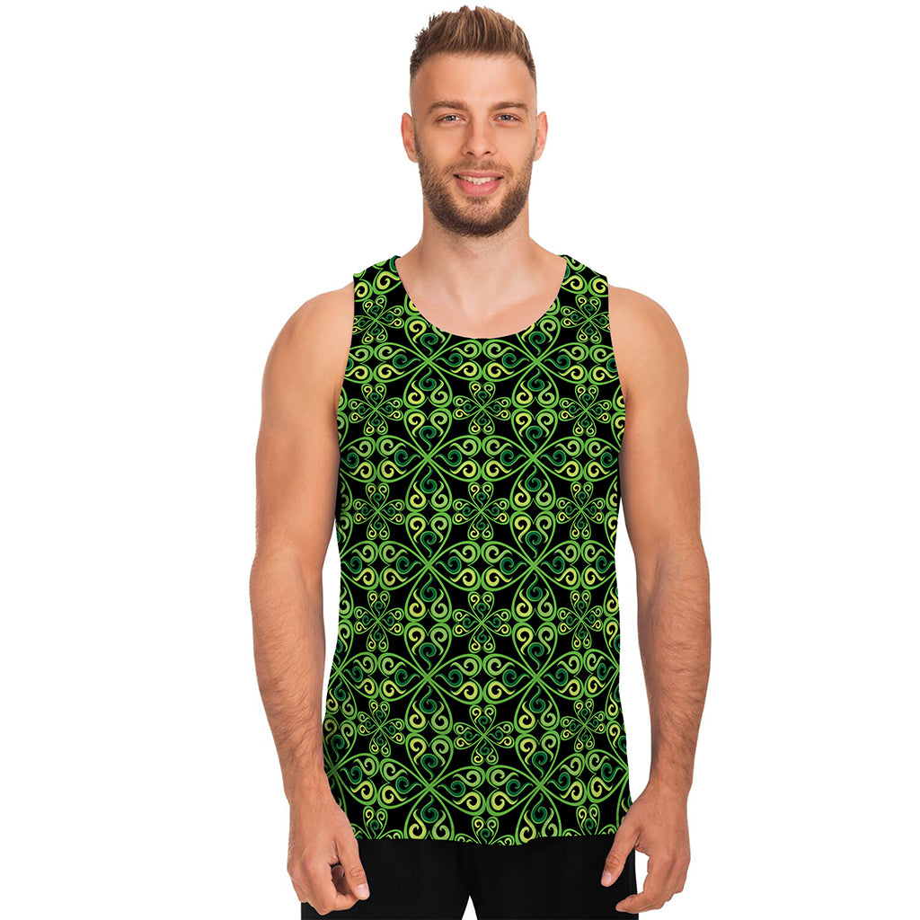 Irish Celtic Symbol Pattern Print Men's Tank Top