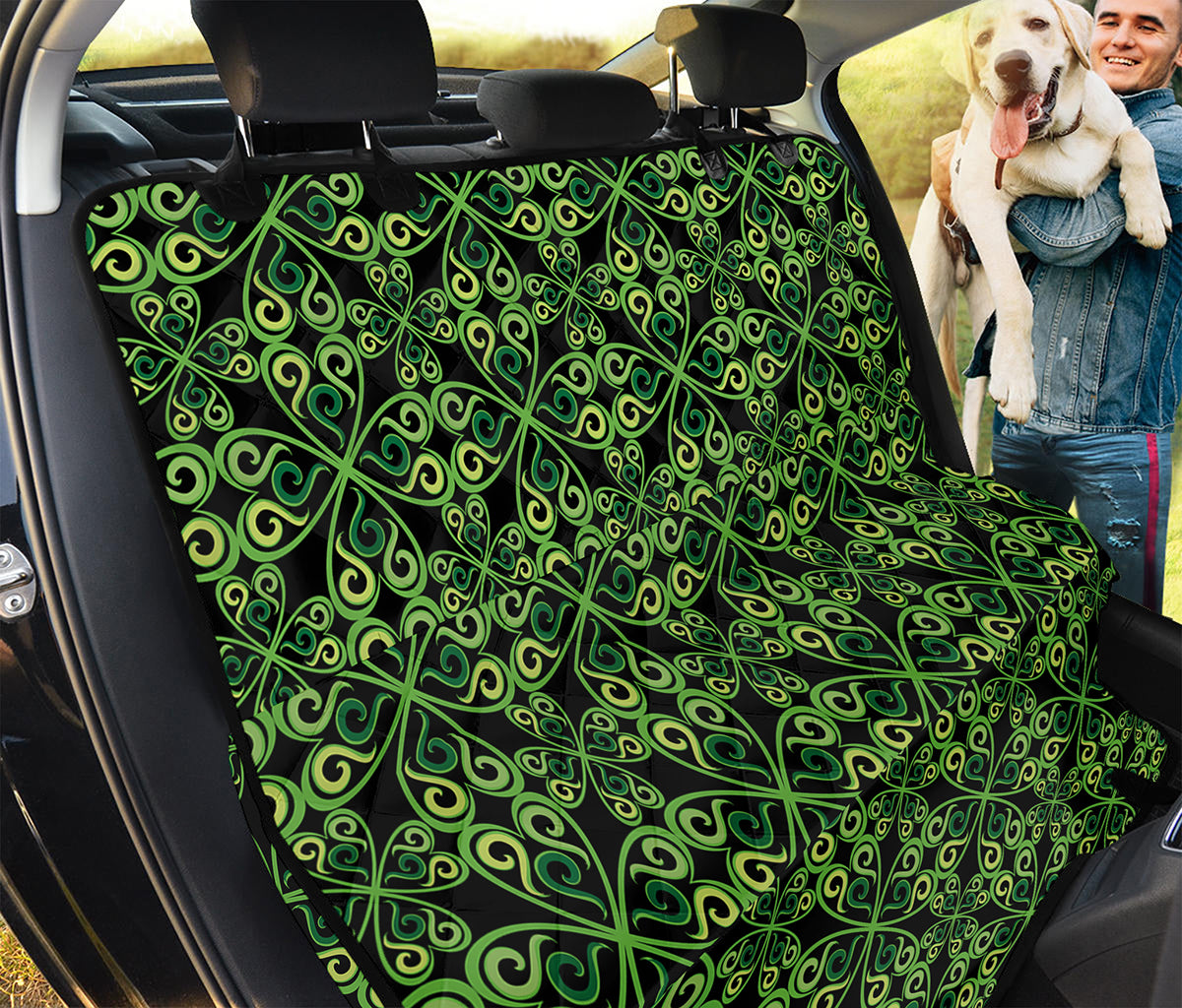 Irish Celtic Symbol Pattern Print Pet Car Back Seat Cover