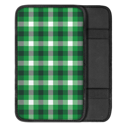 Irish Check Saint Patrick's Day Print Car Center Console Cover