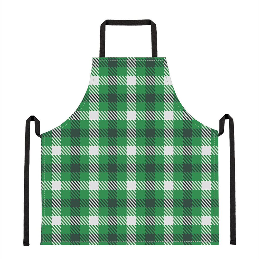 Irish Check Saint Patrick's Day Print Apron
