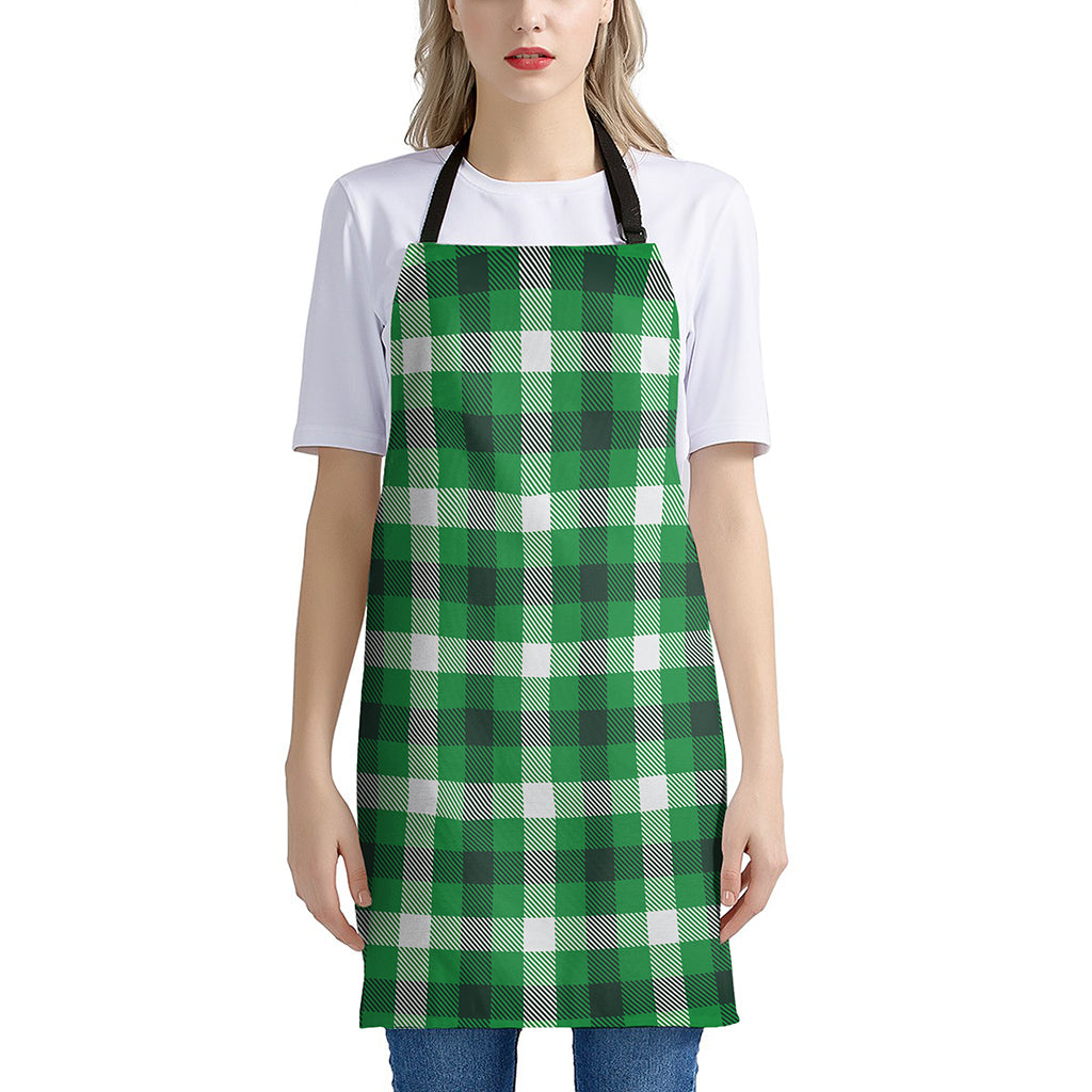 Irish Check Saint Patrick's Day Print Apron