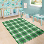 Irish Check Saint Patrick's Day Print Area Rug