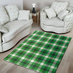 Irish Check Saint Patrick's Day Print Area Rug