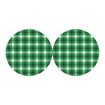 Irish Check Saint Patrick's Day Print Car Coasters