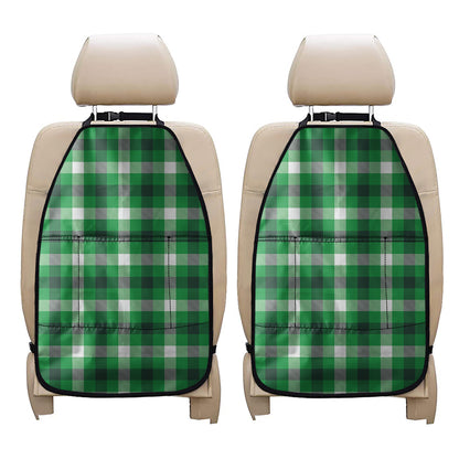 Irish Check Saint Patrick's Day Print Car Seat Organizers