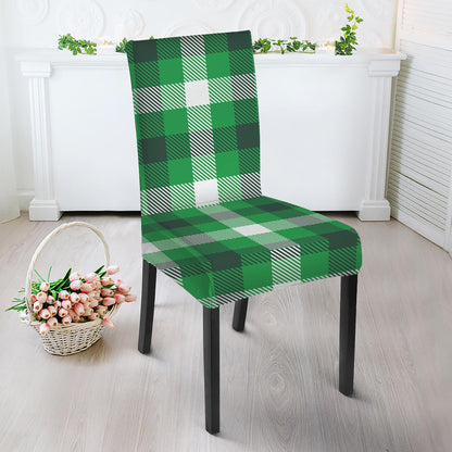 Irish Check Saint Patrick's Day Print Dining Chair Slipcover