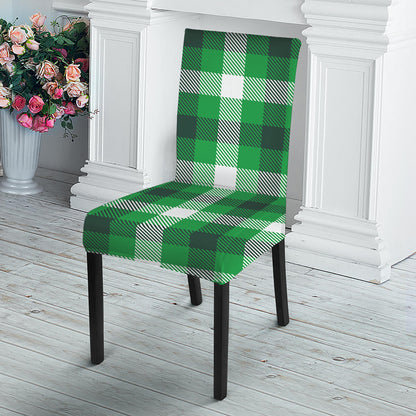 Irish Check Saint Patrick's Day Print Dining Chair Slipcover