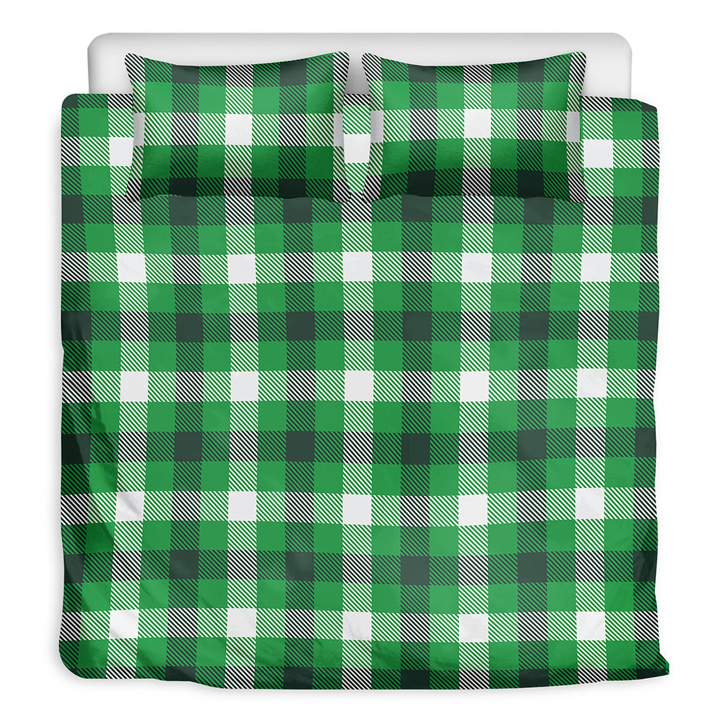 Irish Check Saint Patrick's Day Print Duvet Cover Bedding Set