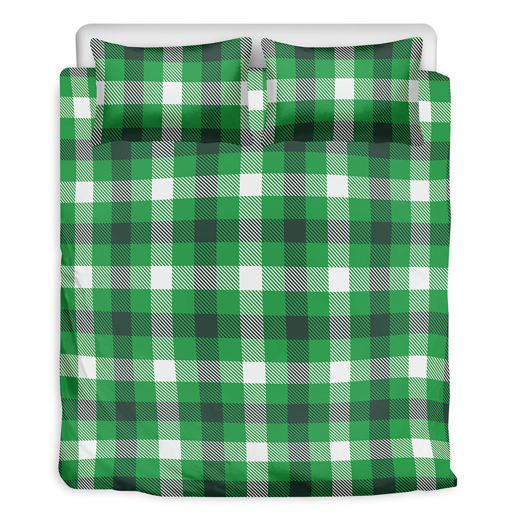 Irish Check Saint Patrick's Day Print Duvet Cover Bedding Set