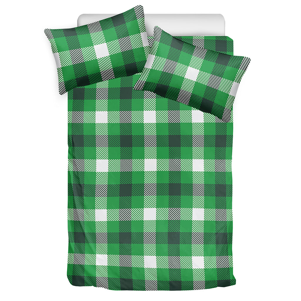 Irish Check Saint Patrick's Day Print Duvet Cover Bedding Set