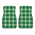 Irish Check Saint Patrick's Day Print Front Car Floor Mats