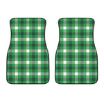 Irish Check Saint Patrick's Day Print Front Car Floor Mats