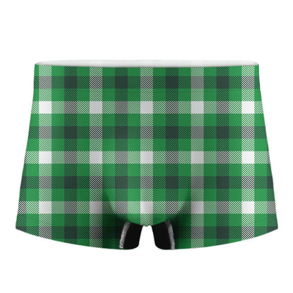 Irish Check Saint Patrick's Day Print Men's Boxer Briefs