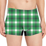 Irish Check Saint Patrick's Day Print Men's Boxer Briefs