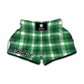 Irish Check Saint Patrick's Day Print Muay Thai Boxing Shorts