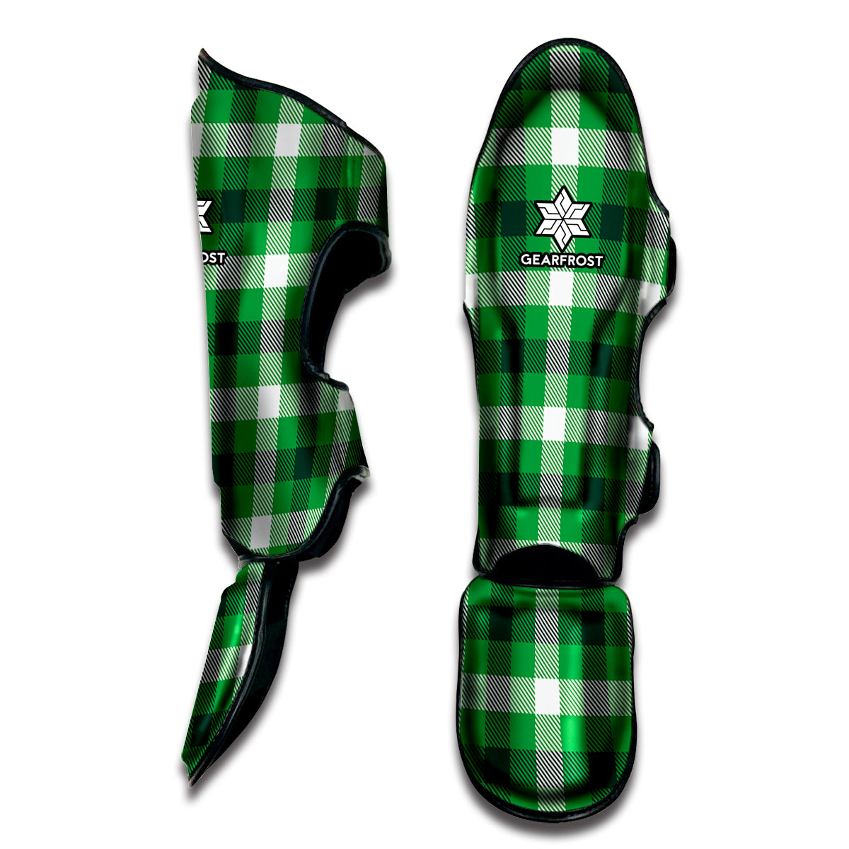 Irish Check Saint Patrick's Day Print Muay Thai Shin Guard