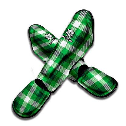 Irish Check Saint Patrick's Day Print Muay Thai Shin Guard