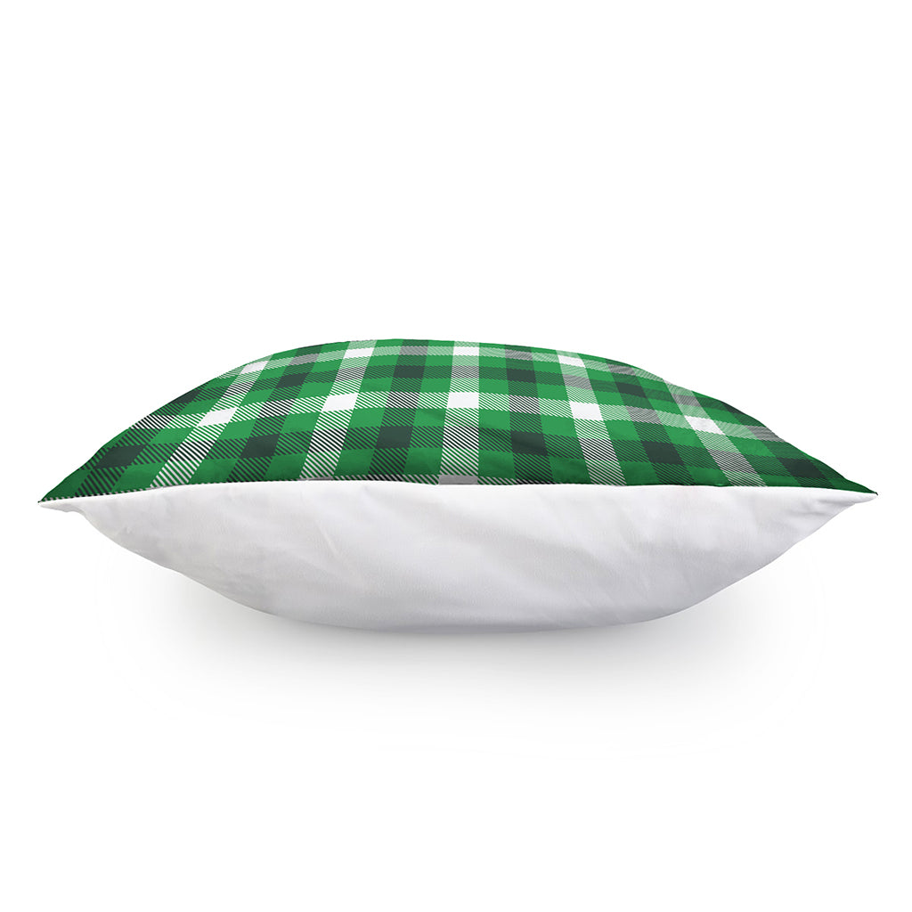 Irish Check Saint Patrick's Day Print Pillow Cover