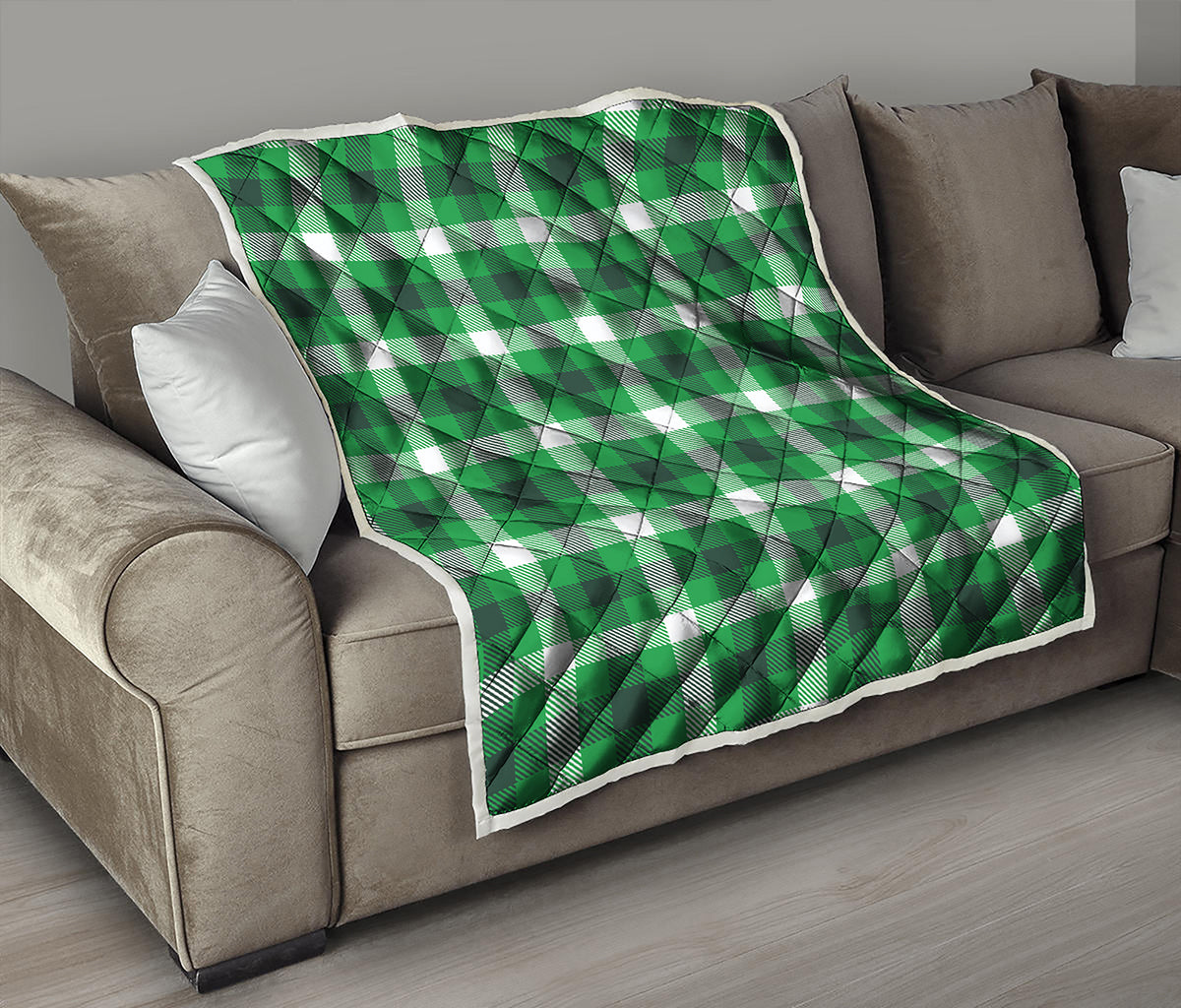 Irish Check Saint Patrick's Day Print Quilt