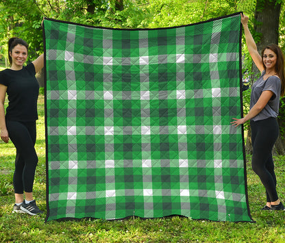 Irish Check Saint Patrick's Day Print Quilt