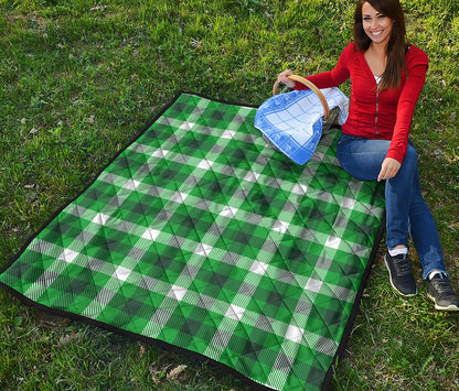 Irish Check Saint Patrick's Day Print Quilt