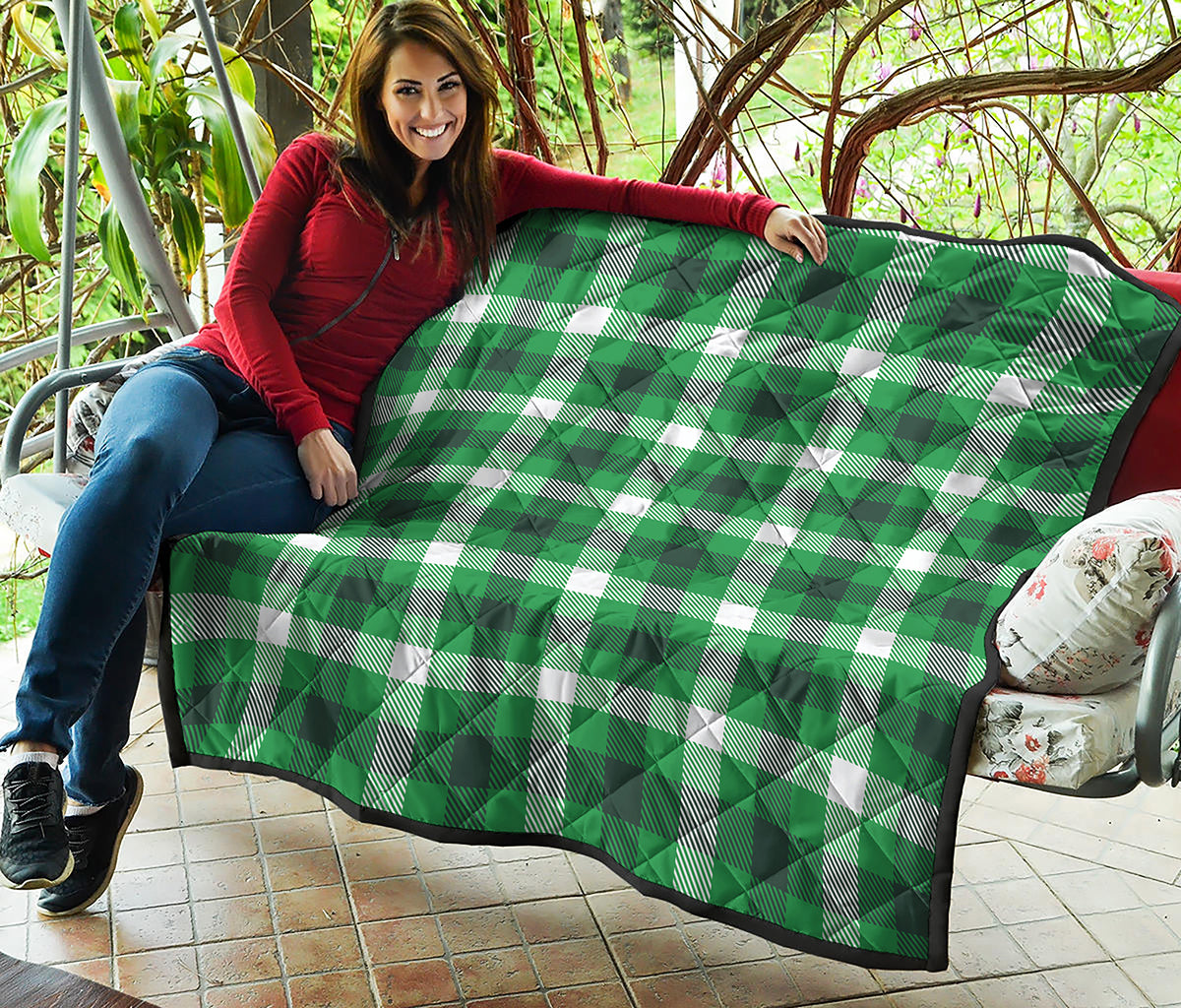 Irish Check Saint Patrick's Day Print Quilt