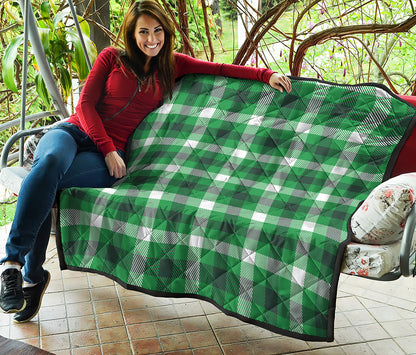 Irish Check Saint Patrick's Day Print Quilt