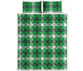 Irish Check Saint Patrick's Day Print Quilt Bed Set