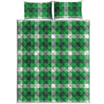 Irish Check Saint Patrick's Day Print Quilt Bed Set