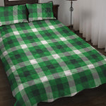 Irish Check Saint Patrick's Day Print Quilt Bed Set