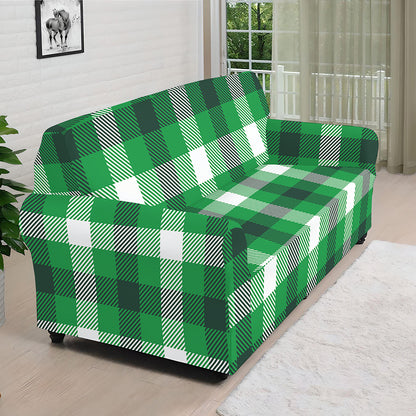 Irish Check Saint Patrick's Day Print Sofa Cover