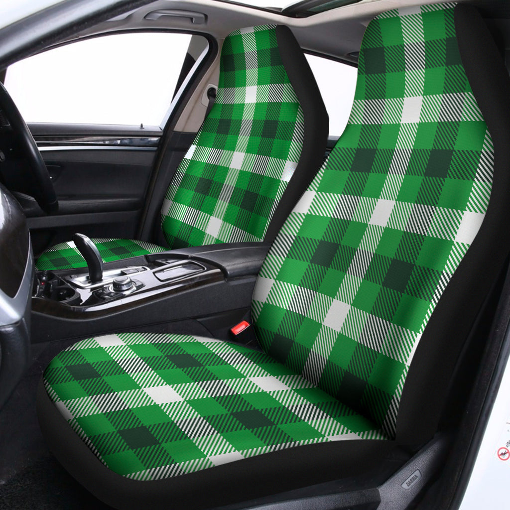 Irish Check Saint Patrick's Day Print Universal Fit Car Seat Covers